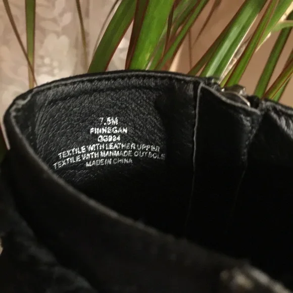 Faux Suede Black Ankle Boot NEW Stacked Heel - Picture 8 of 10